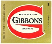 Gibbons Premium Beer 