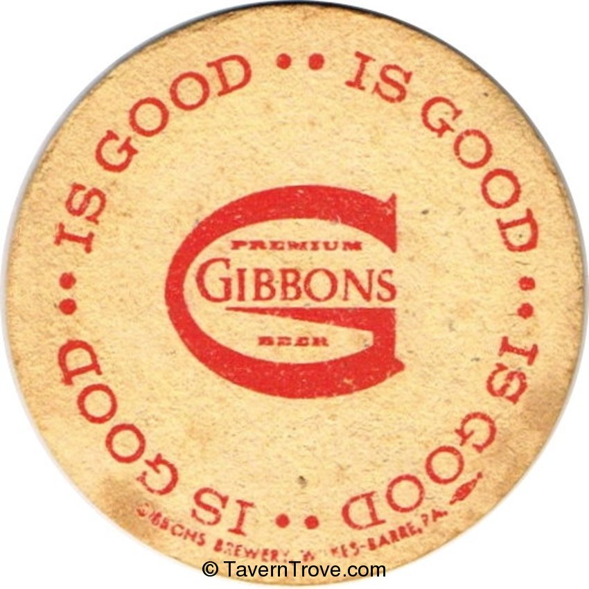 Gibbons Premium Beer