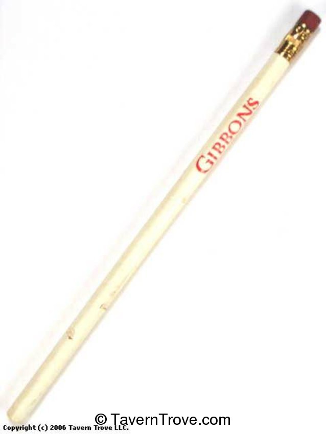 Gibbons Premium Beer Pencil