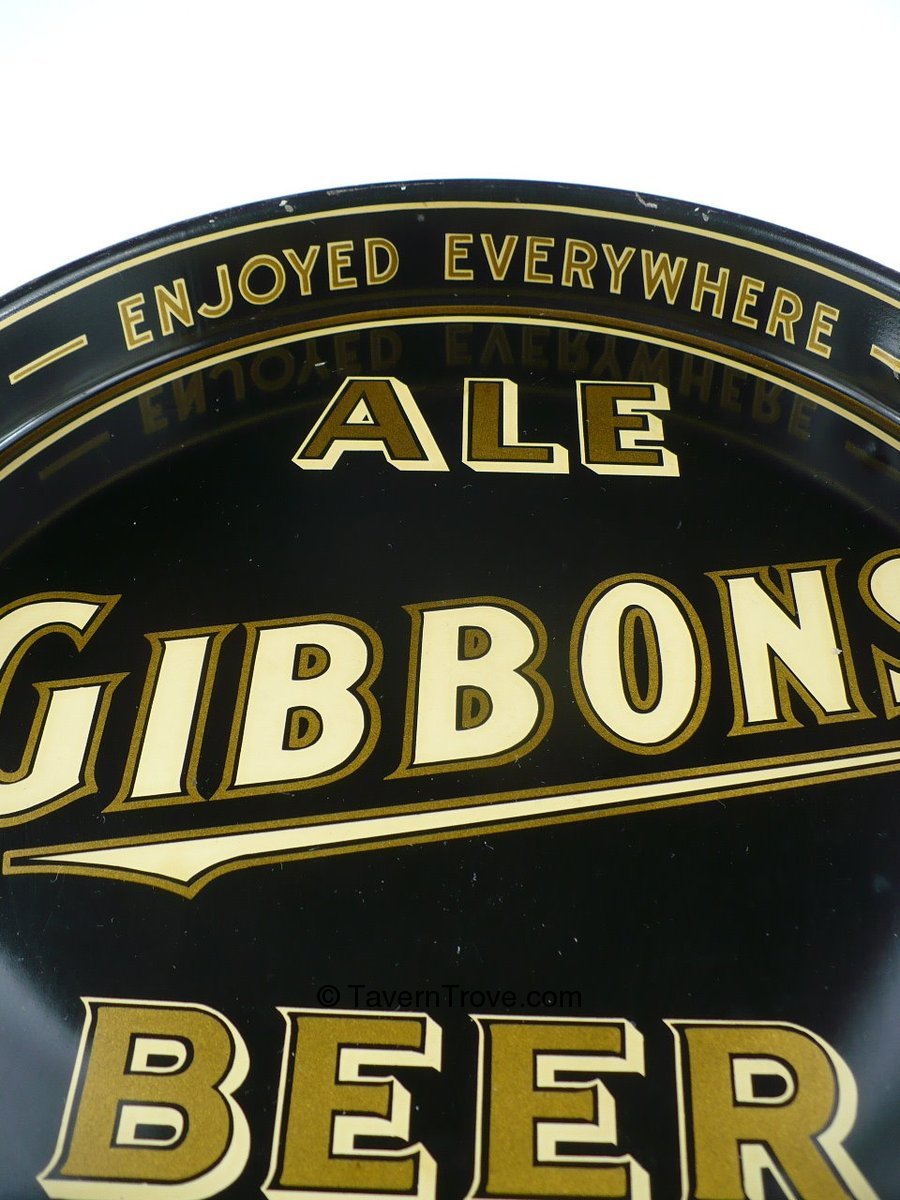 Item 15994 1939 Gibbons Ale/Beer Serving Tray