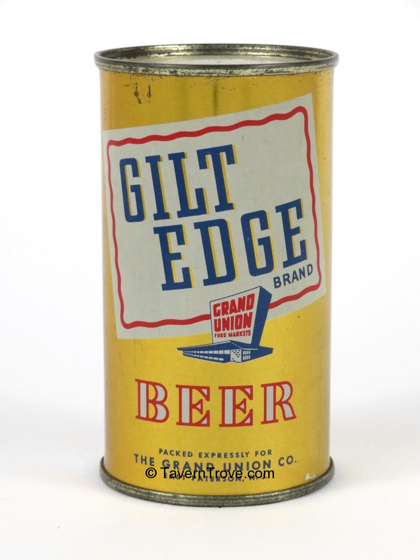 Item 1438 1963 Gilt Edge Beer Flat Top Can 6933