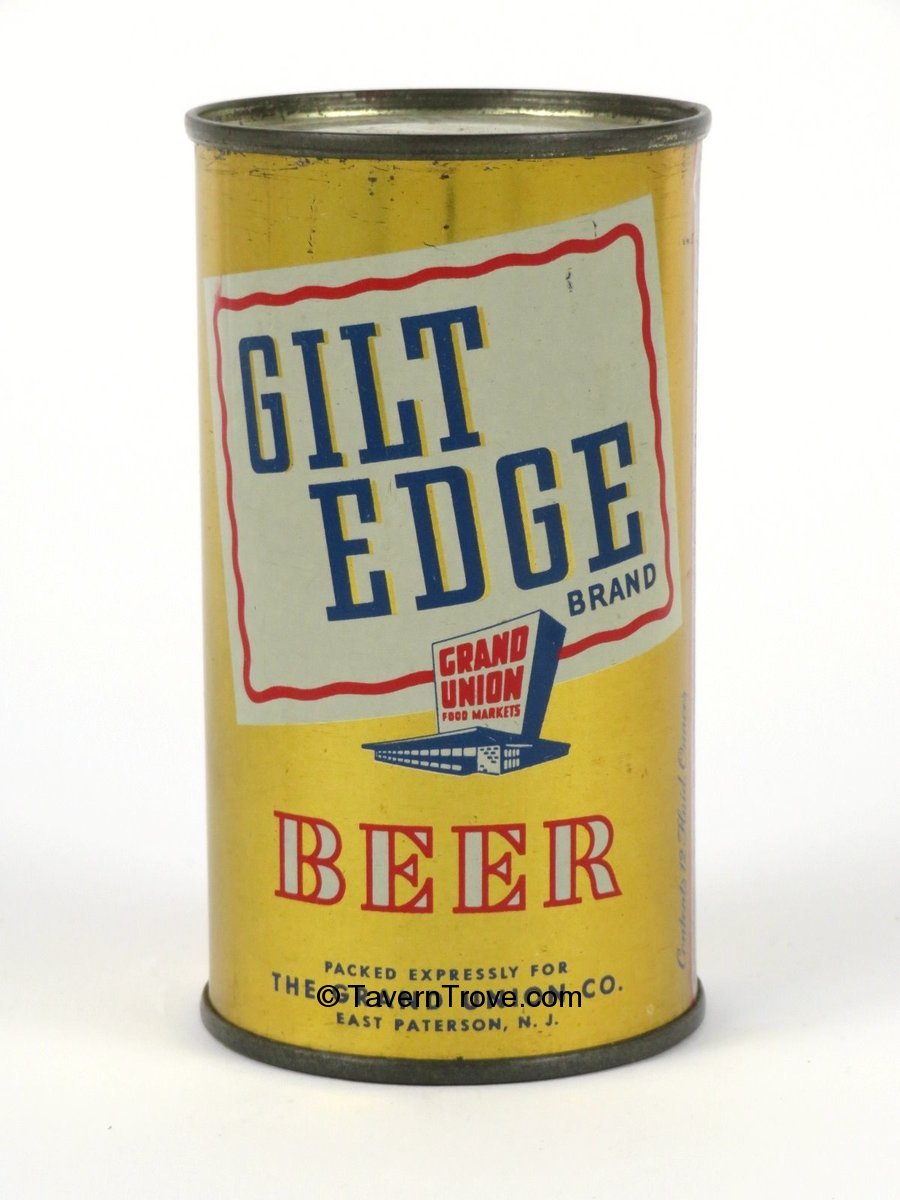 Item 1438 1963 Gilt Edge Beer Flat Top Can 6933