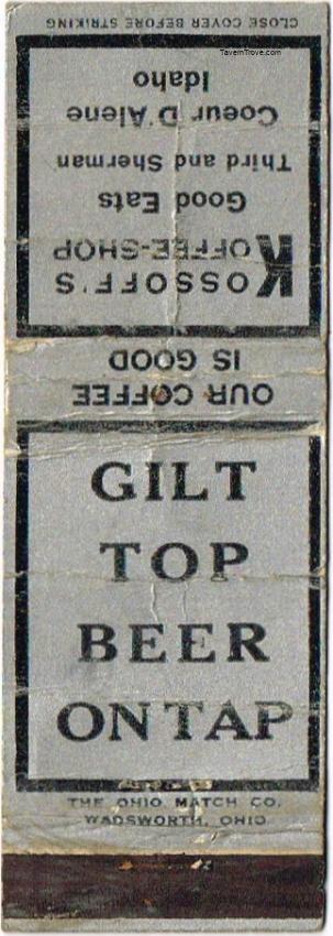 Gilt Top Beer