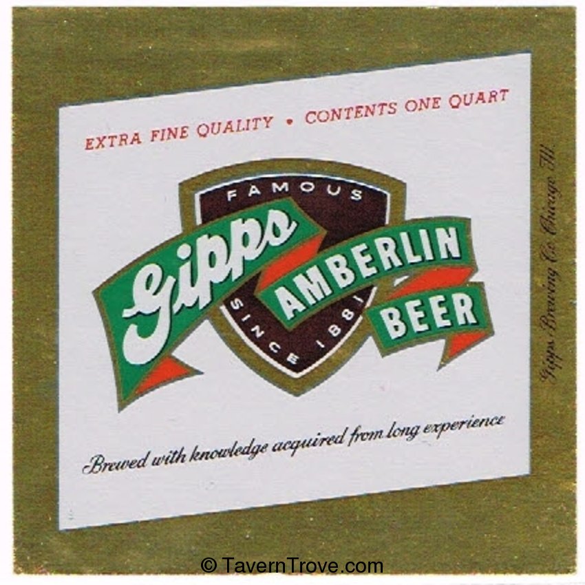 Gipps Amberlin Lager Beer