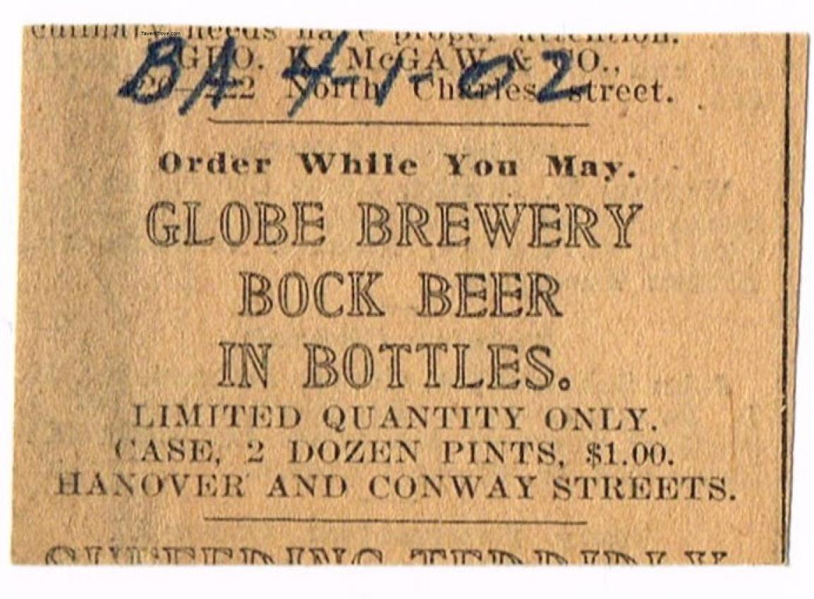 Globe Bock Beer