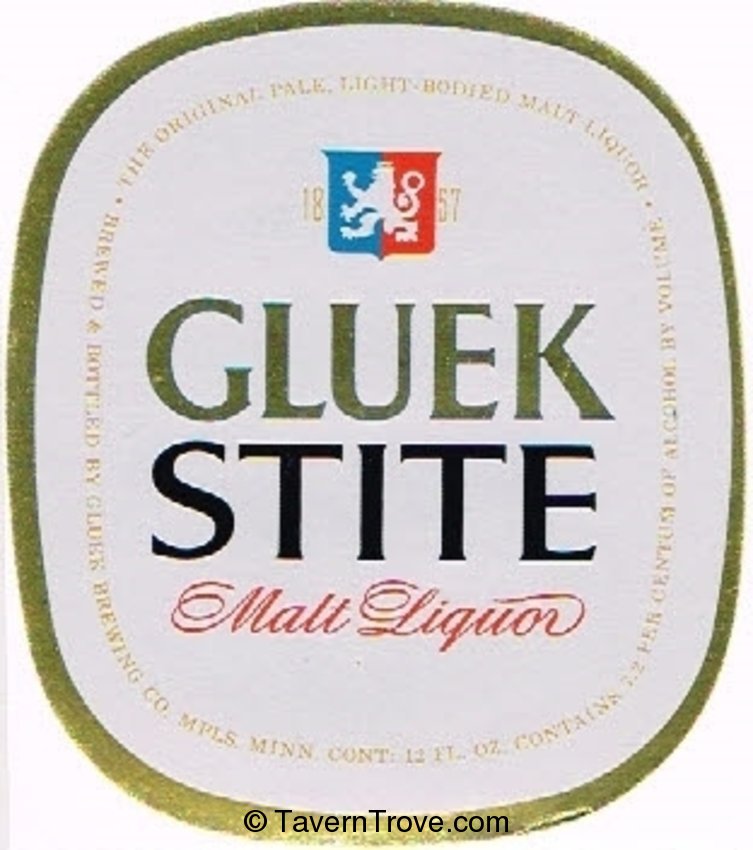 Gluek Stite Malt Liquor