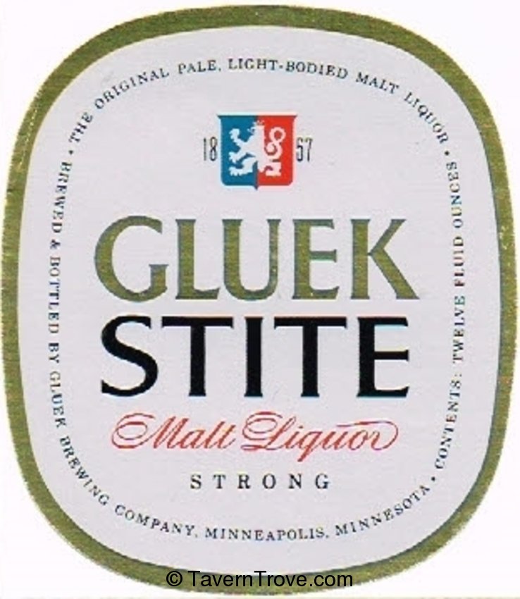 Gluek Stite Malt Liquor