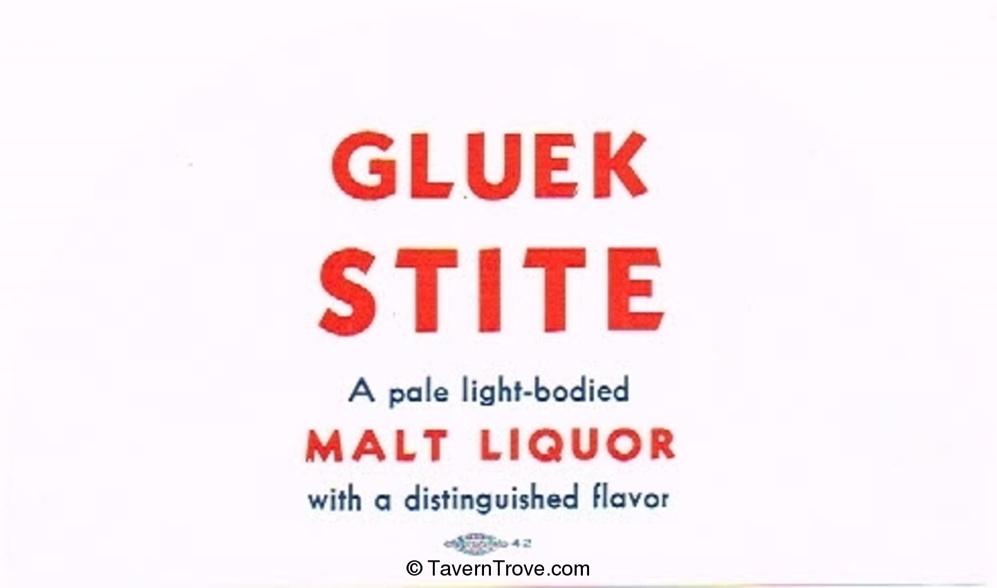 Gluek Stite Malt Liquor