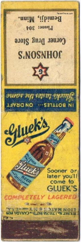 Gluek's Beer