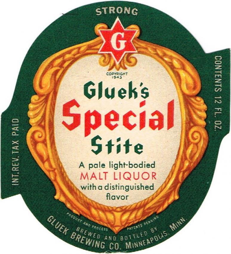 Gluek's Special Stite