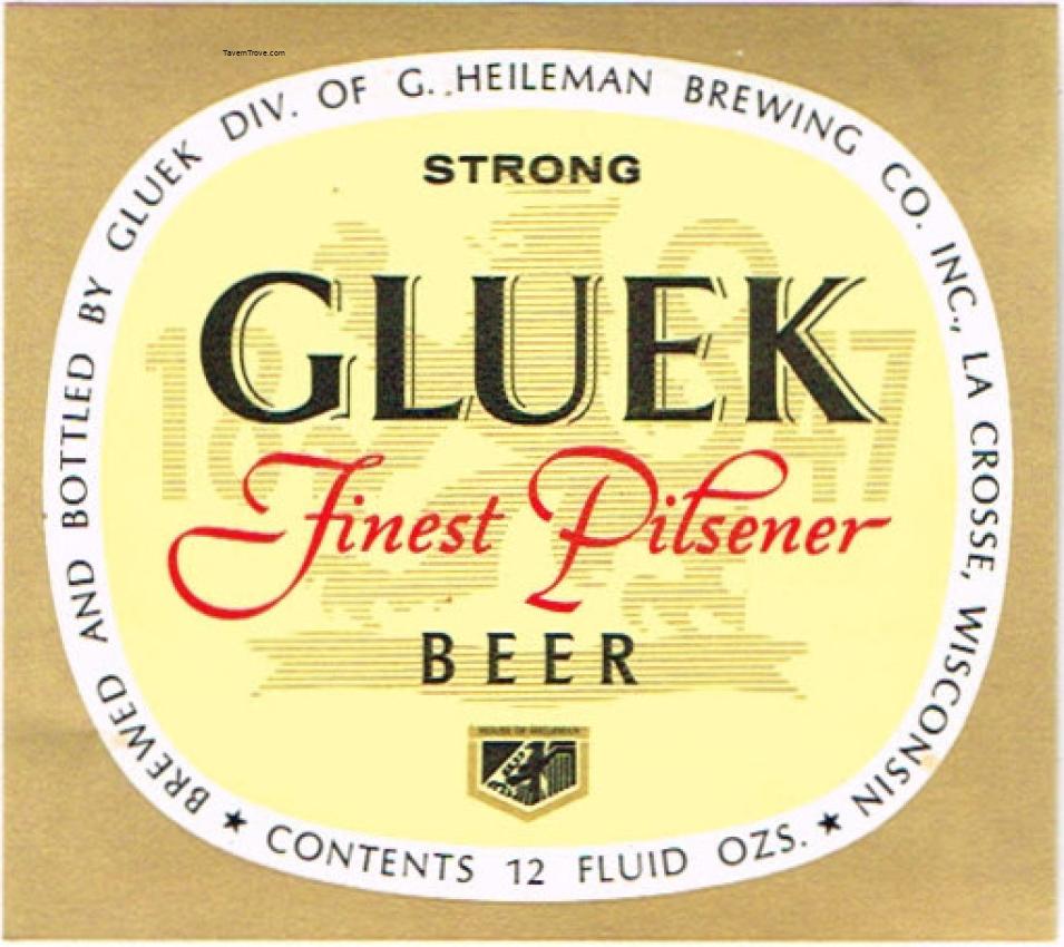 Gluek Finest Pilsener Beer