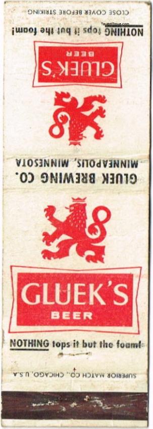 Gluek's Beer (Red Lion Dist.)