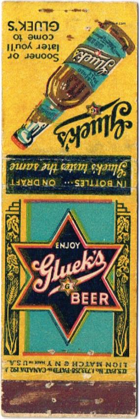 Gluek's Beer Dupe