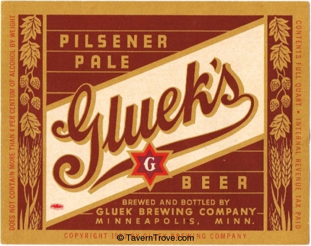 Gluek's Beer