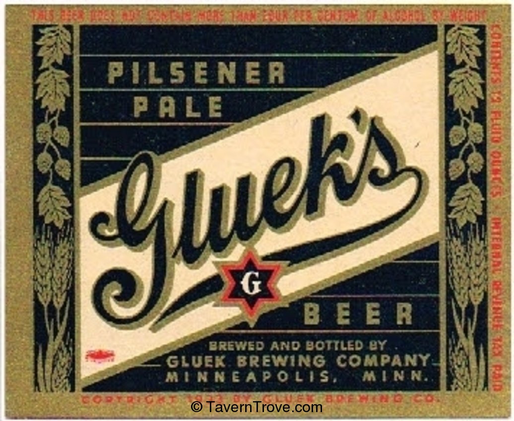 Gluek's Beer