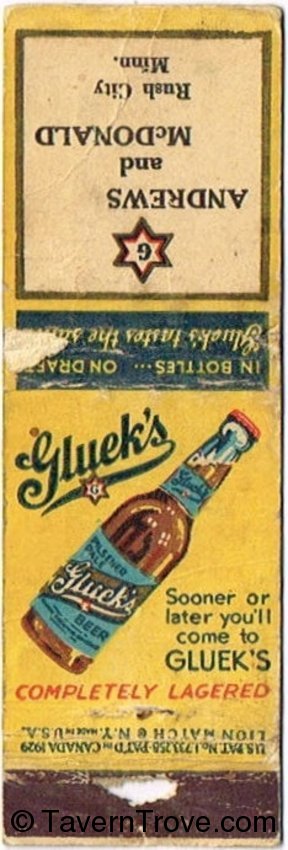 Gluek's Beer