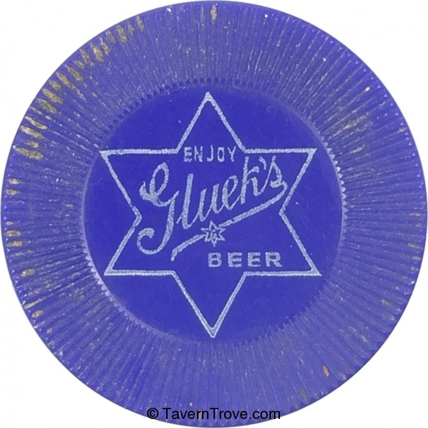 Gluek's Beer (blue)