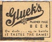 Gluek's Pilsener Pale Beer