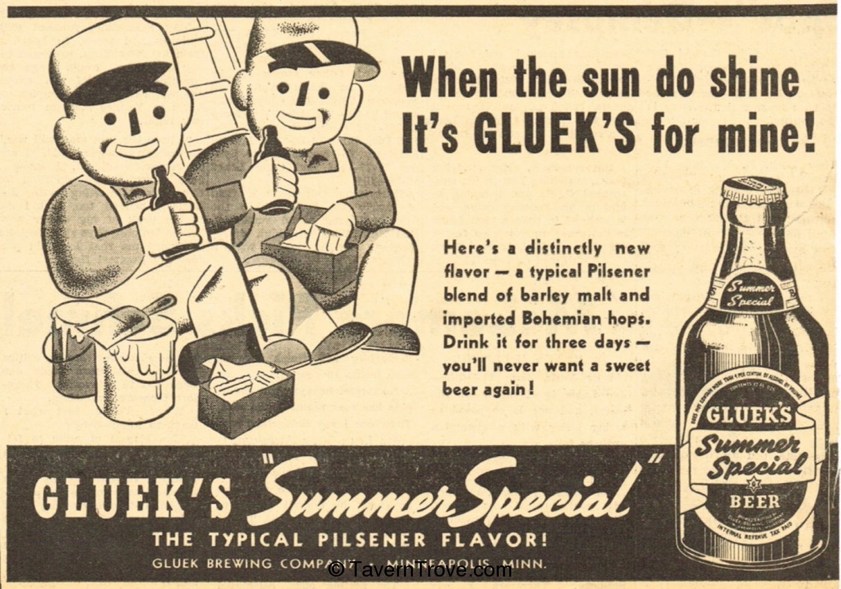 Gluek's Summer Special Beer