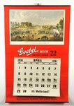 Goebel Beer 1951 Baseball Season Calendar 