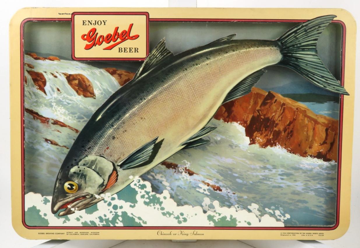 Goebel Beer 3D Chinook or King Salmon