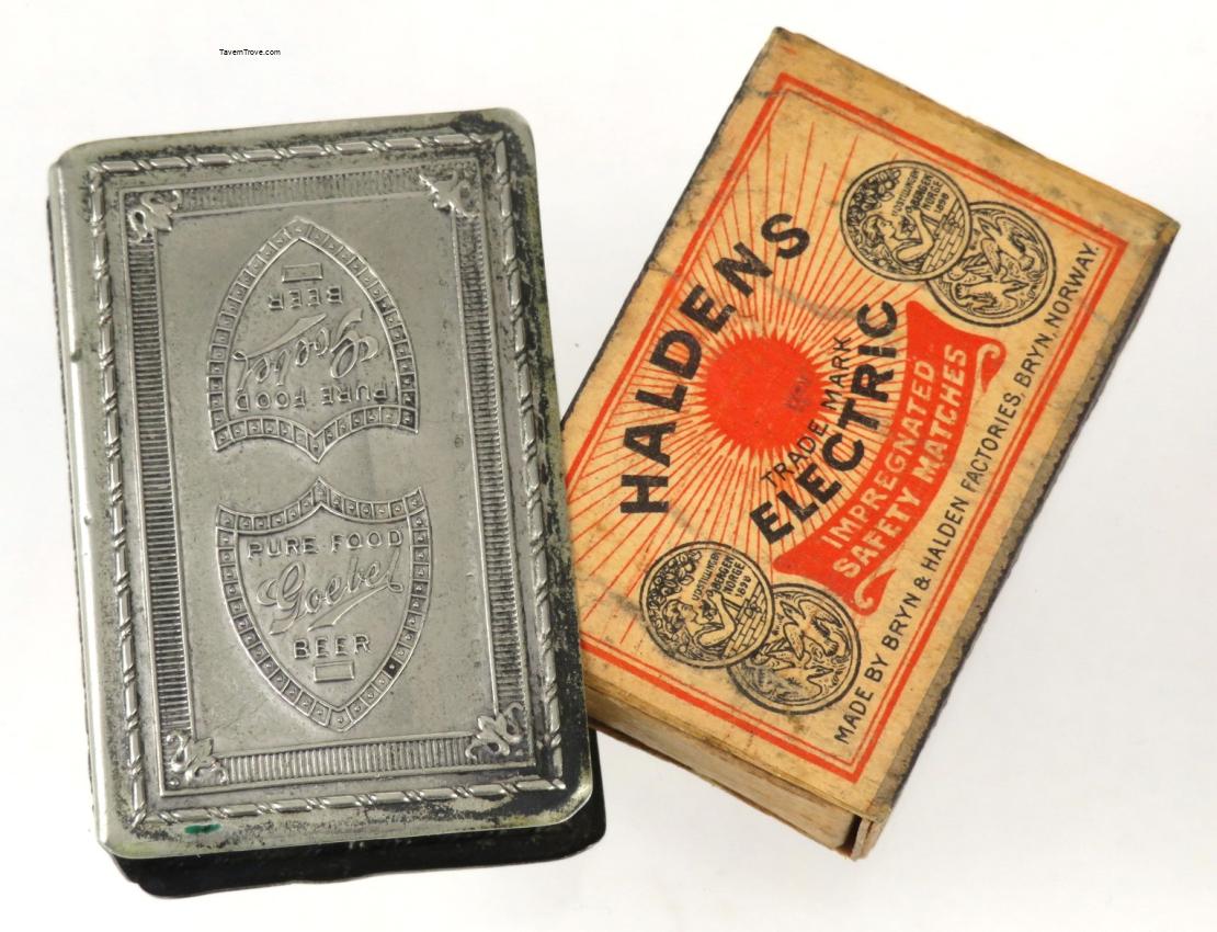 Goebel Pure Food Beer Matchbox Holder