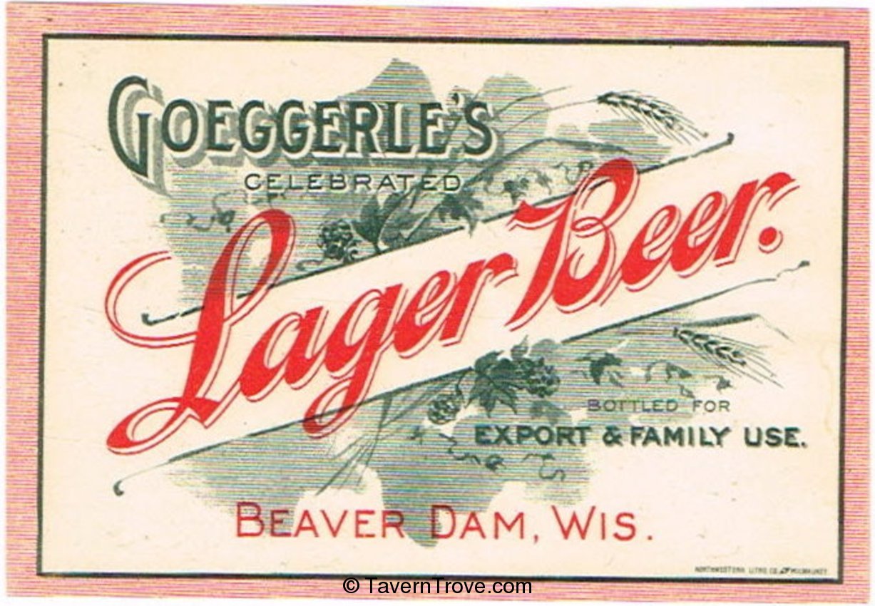 Goeggerle's Lager Beer