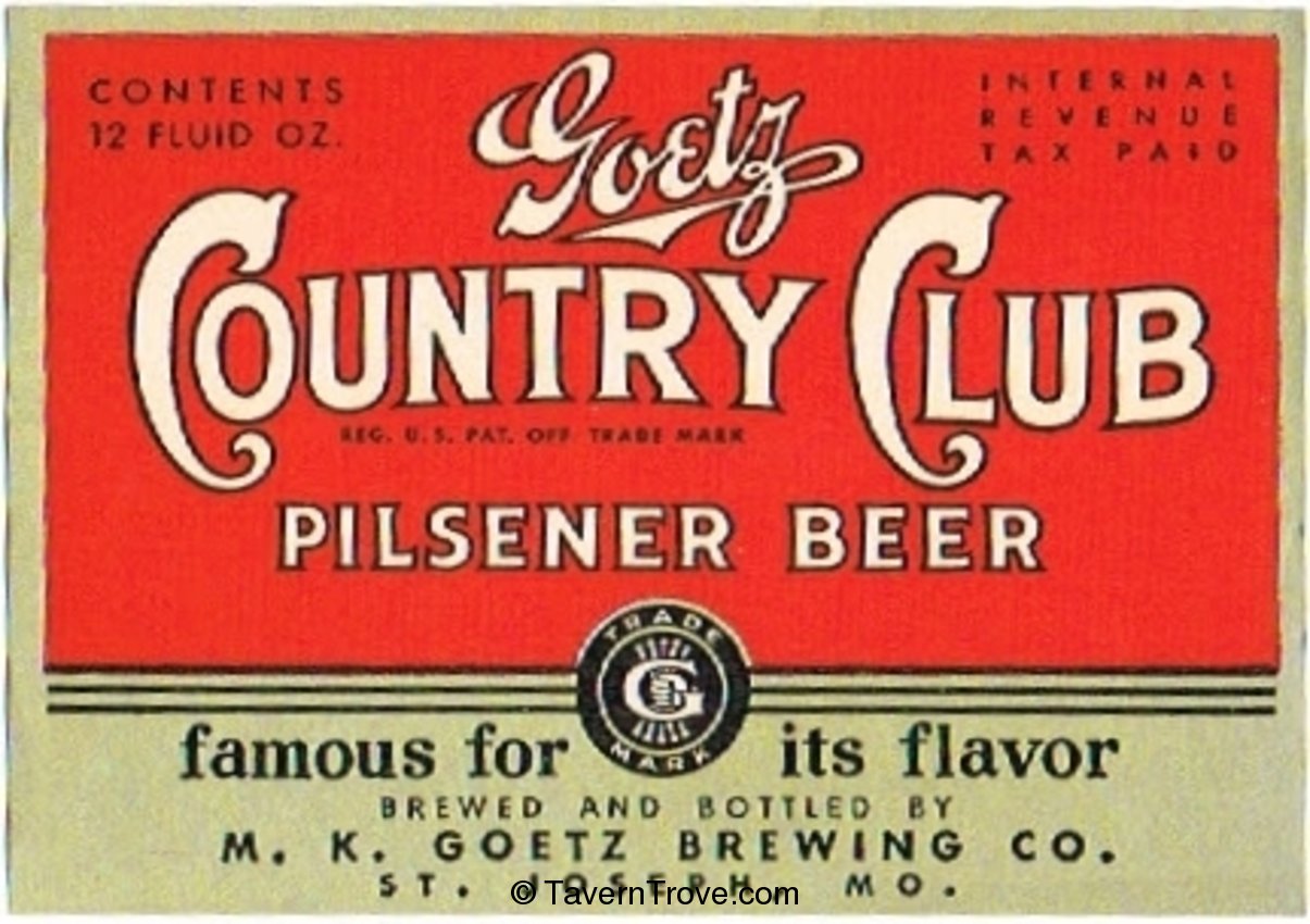 Goetz Country Club Beer 