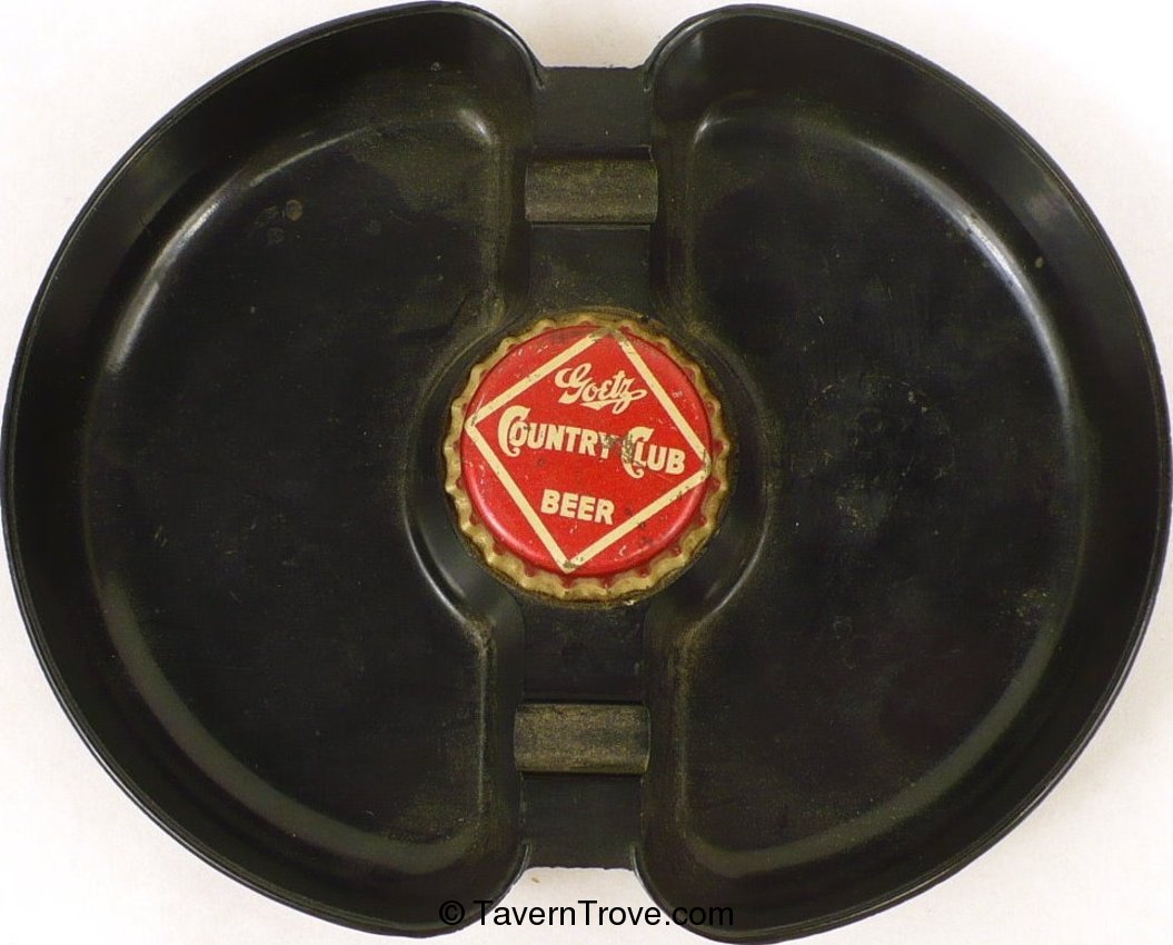 Goetz Country Club Beer ash tray