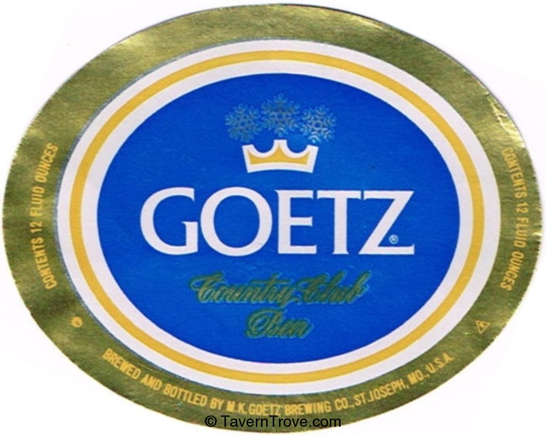 Goetz Country Club Beer