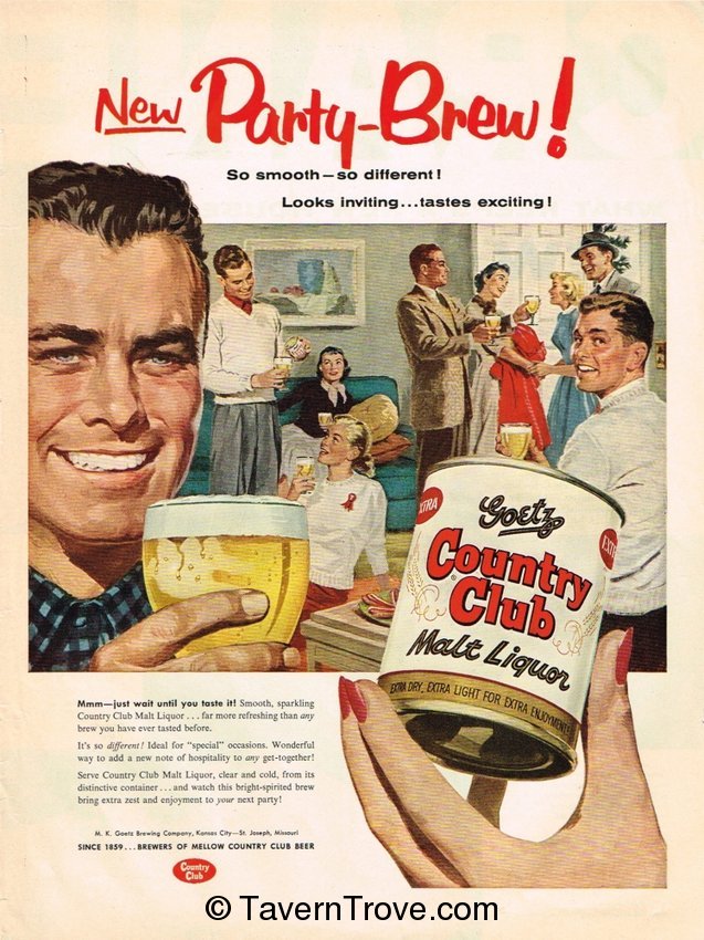 Goetz Country Club Malt Liquor