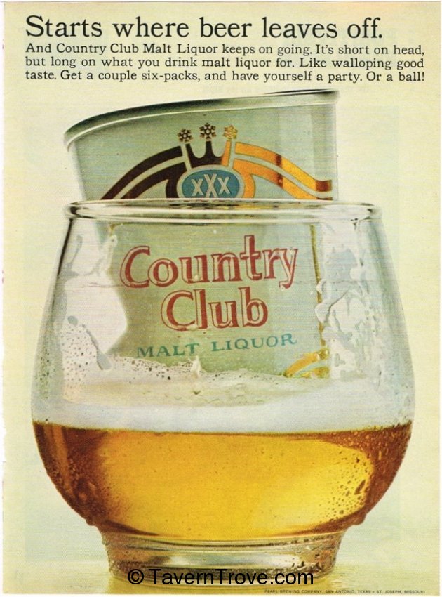 Goetz Country Club Malt Liquor