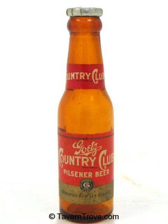 Goetz Country Club Pilsener Beer