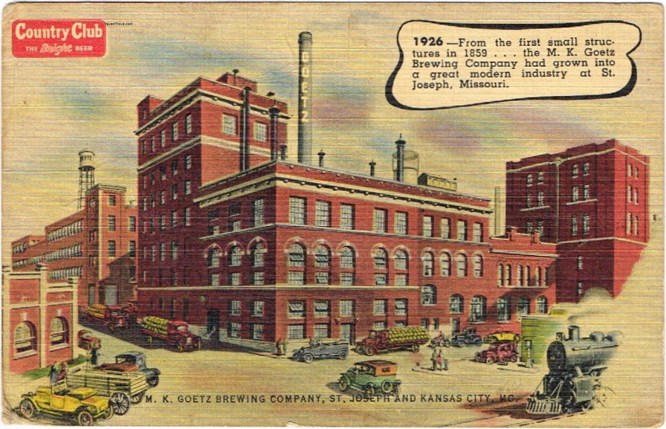 Goetz Brewery Factory Scene 1926