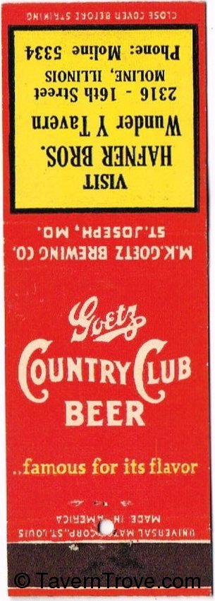 Goetz Country Club Beer
