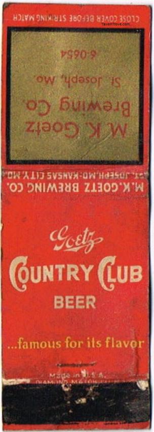 Goetz Country Club Beer