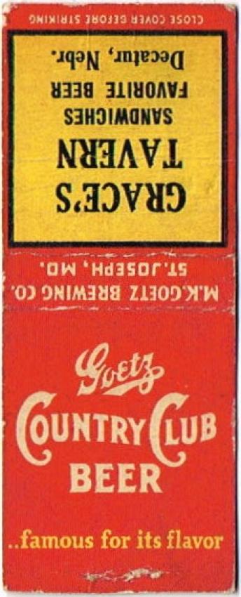 Goetz Country Club Beer