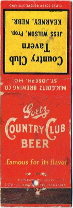 Goetz Country Club Beer