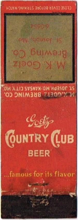 Goetz Country Club Beer