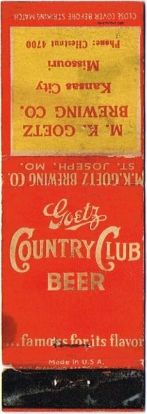 Goetz Country Club Beer