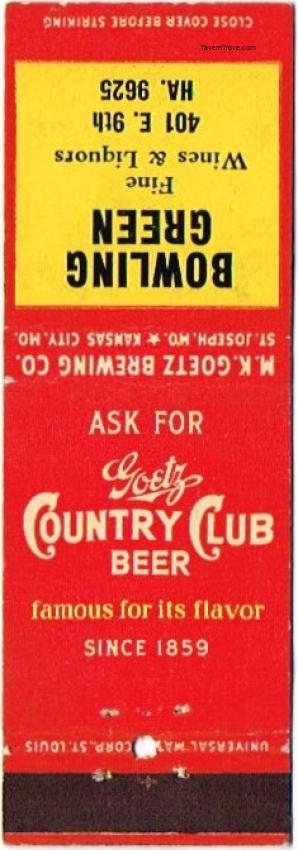 Goetz Country Club Beer