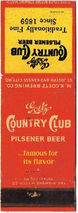 Goetz Country Club Beer