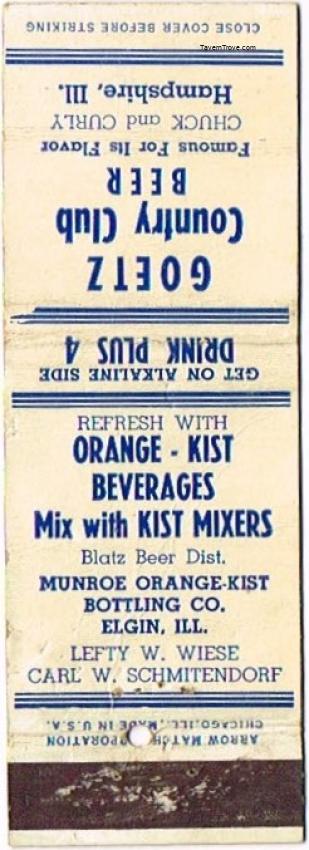 Goetz Country Club Beer