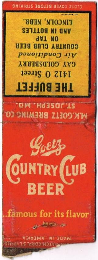 Goetz Country Club Beer
