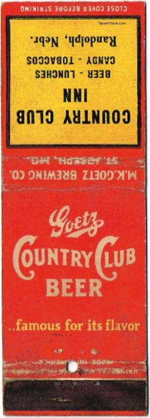 Goetz Country Club Beer