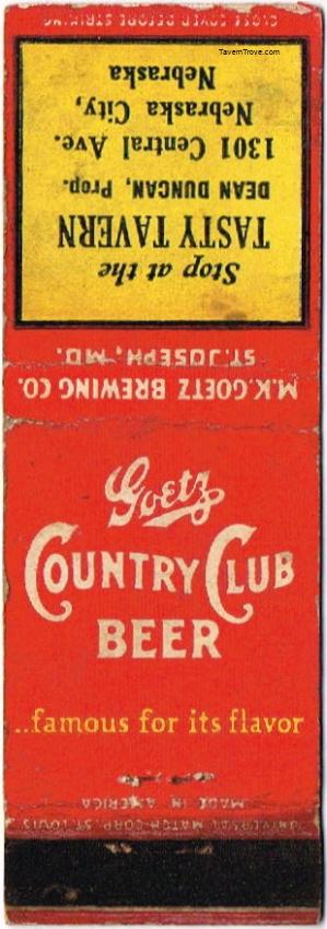 Goetz Country Club Beer