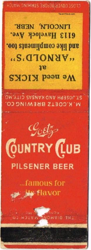 Goetz Country Club Beer