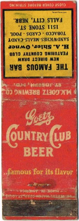 Goetz Country Club Beer