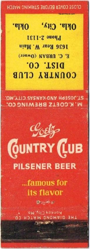 Goetz Country Club Beer
