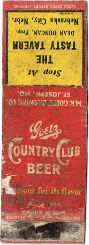 Goetz Country Club Beer